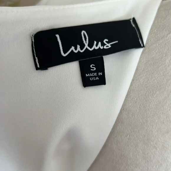 Lulus Ivory Shift and Shout Dress - Size S - Picture 5 of 9